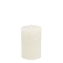 Artikel Effen kaarsen wit 60x80mm 4 st