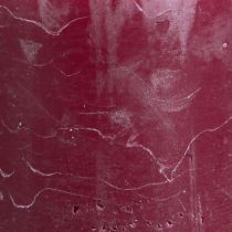 Artikel Effen gekleurde kaarsen in Berry pilaren 70x100mm 4 st