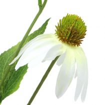 Artikel Echinacea bloem kunstmatig wit 90cm
