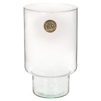Artikel Glazen cilindervormige container van ecologisch glas, 25 cm.
