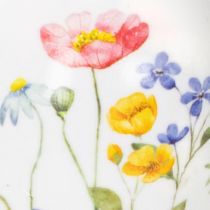 Artikel Paaseieren met lente- en bloemmotieven, hoogwaardige paasdecoratie, 6 cm, 6 stuks