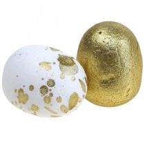 Piepschuim eieren Piepschuim paaseieren witgoud decoratie 3cm 32 stuks
