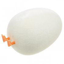 Artikel Decoratief ei met pootjes Paaseicrème Grappige paasdecoratie H13cm 4st