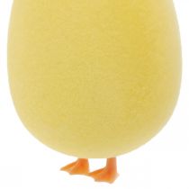 Artikel Paasei met poten Geel Decoratief figuur Paasei Decoratie H13cm 4 stuks