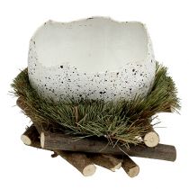 Artikel Ei in nest Ø11cm H12cm 4 st