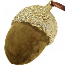Artikel Eikels om op te hangen, Advent, boomdecoratie, herfstdecoratie H6,5cm Ø4cm 6 st.
