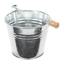 Artikel Emmer Ø10cm H8cm 10 stuks. Zink, glanzend