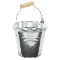 Artikel Emmer Ø12cm H10cm 8 stuks. Zink, glanzend