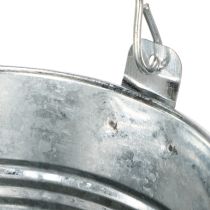 Artikel Emmer Ø12cm H10cm 8 stuks. Zink, glanzend