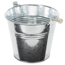 Artikel Emmer Ø14cm H12cm 6 stuks. Zink, glanzend