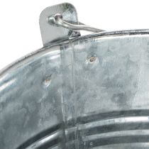 Artikel Emmer Ø14cm H12cm 6 stuks. Zink, glanzend