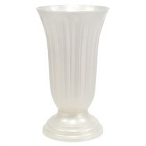 Vaas Lilia parelmoer Ø28cm, 1 stuk
