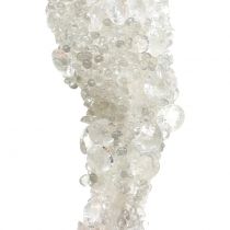 Hangende ijspegels wit 25cm