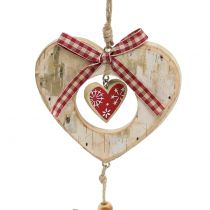 Artikel Moose / hart hanger berken 23cm 2st