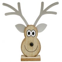 Artikel Moose head nature to stand 18cm x 16cm 3st