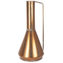 Artikel Elegante vloervaas, vintage stijl, oosters, decoratieve kan van koperkleurig metaal, Ø27cm H58cm