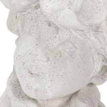 Artikel Decoratief kabouterhoofdje voor stijlvolle tuin- en woonkamerdecoratie, grijs, 30 cm