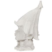 Artikel Decoratief kabouterhoofdje voor stijlvolle tuin- en woonkamerdecoratie, grijs, 30 cm