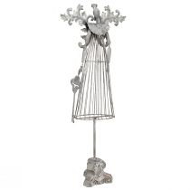 Artikel Engel metalen decoratie vintage tafeldecoratie op voet H67cm