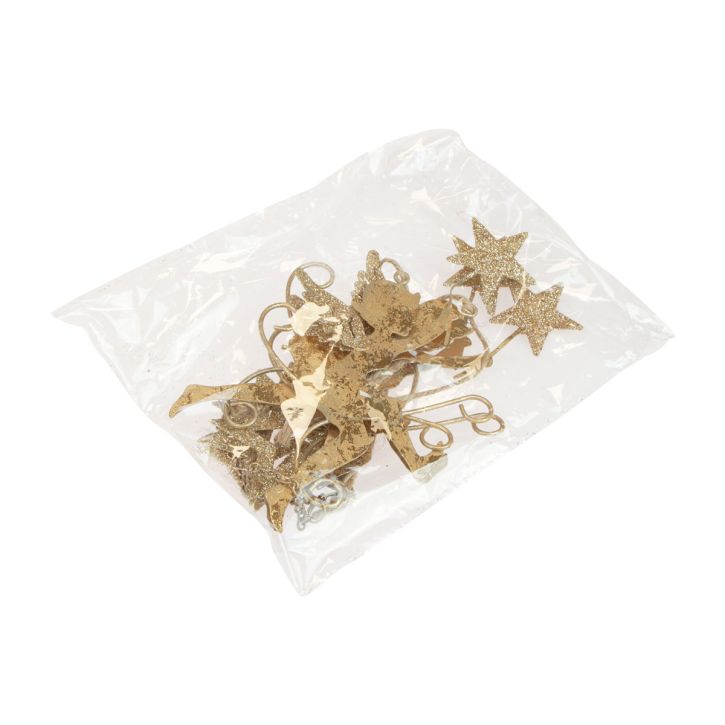 Artikel Engel hanger ster kerstdecoratie om op te hangen H28cm 3 st