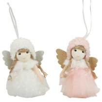 Artikel Engeldecoratie Kerstboomdecoratie Kerstfiguur tule H11cm 1 stuk