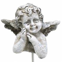 Grave sieraden decoratieve plug engel 3,5 cm 8st