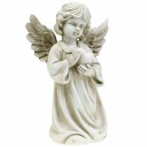 Decoratie engel met hart H25cm