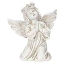Artikel Engelenbeeldje in gebed, grafdecoratie, zittend, 13 cm, 2 stuks