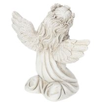 Artikel Engelenbeeldje in gebed, grafdecoratie, zittend, 13 cm, 2 stuks