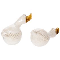 Artikel Keramische decoratieve eendjes, een echte blikvanger in de woonkamer, 13 cm, 2 stuks