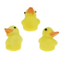 Duck mini 4cm stroomden geel 12st