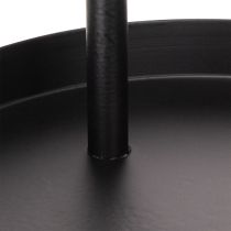 Artikel Metalen, dubbellaags, rond decoratief dienblad van 58 cm.