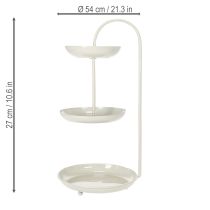 Artikel Tafeldecoratie met drie lagen, ideaal voor woonkamers, gelegenheden en bruiloften, 55 cm