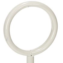 Artikel Decoratieve metalen schaal met handvat voor een modern woonkamerinterieur en tafeldecoratie, 31 cm.