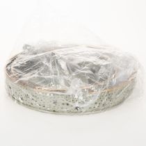 Artikel Decoratieve etagère met handvat, stermotief, twee lagen, 49 cm