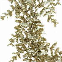 Artikel Decoratieve krans kunst eucalyptus Golden, gesneeuwd Ø36cm