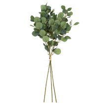 Artikel Kunstmatige eucalyptusbloem voor een modern interieur, 85 cm, 3 stuks