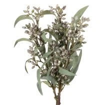 Artikel Decoratie met kunstmatige eucalyptustakken, takkenarrangement, 3 stuks