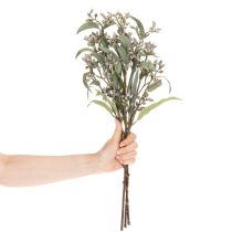 Artikel Decoratie met kunstmatige eucalyptustakken, takkenarrangement, 3 stuks