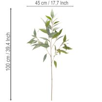 Artikel Kunstmatige eucalyptustak, natuurlijk groen, decoratie, 100 cm
