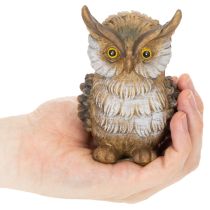Artikel Uilenbeeldje, kleine zittende uil, decoratie, 11 cm