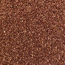 Kleur zand koper decoratief zand bruin Ø0.5mm 2kg