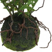 Artikel Kunstvaren met Ballen Groene Kunstvaren Deco H52cm