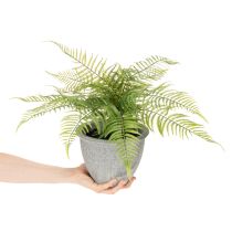 Artikel Kunstmatige varen in een plantenpot voor woonkamer en kantoor, 35 cm