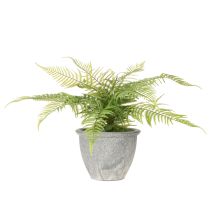 Artikel Kunstmatige varen in een plantenpot voor woonkamer en kantoor, 35 cm