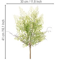 Artikel Kunstmatige groene Ruscus-tak voor bloemversiering, 41 cm