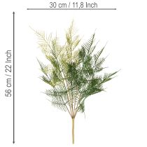 Artikel Kunstmatige varentak decoratie, groen, levensecht, 56 cm