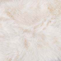 Artikel Witte pluizige decoratieve linten, rol van imitatiebont, 10x140cm, 3 stuks
