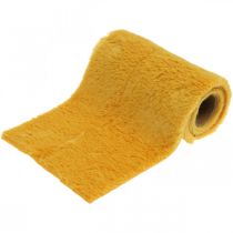 Artikel Bontlint geel imitatiebont voor handwerk tafelloper 15 × 150cm