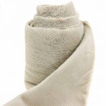 Artikel Tafelloper imitatiebont beige, tafelband sierbont 15×200cm